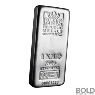 Silver - 1 Kilo RMC Bar