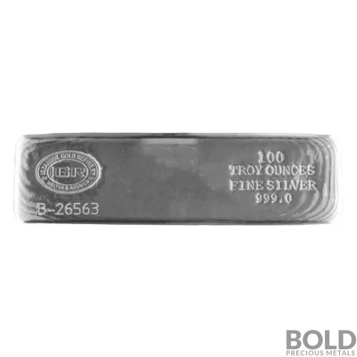 100 oz Istanbul Gold Refinery Silver Bar