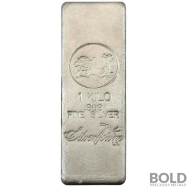 Silver - 1 Kilo SilverTowne Poured Bar