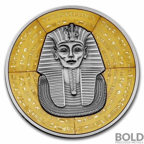 2022 Djibouti Tutankhamun Puzzle Coin 500 gram Silver