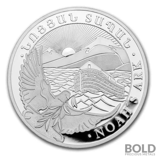 2021 Silver Armenia Noah's Ark - 1 oz