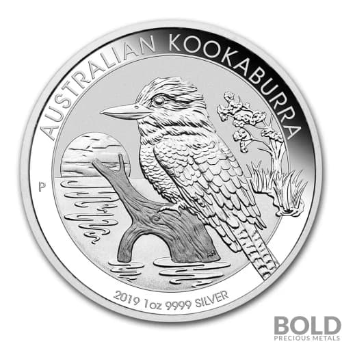 2019 Silver 1 oz Australia Perth Kookaburra
