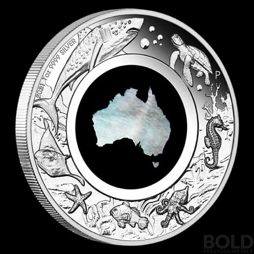 2021 Perth Mother of Pearl Great Southern Land 1 oz Silver Proof