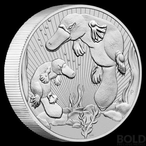2021 Silver 2 oz Australia Next Generation Platypus Piedfort