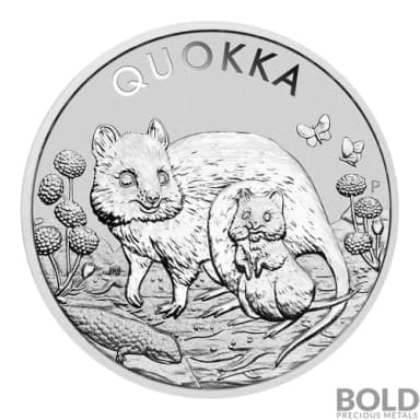 2021 Australia Perth Quokka 1 oz Silver BU