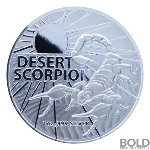 2022 RAM Australia's Most Dangerous: Desert Scorpion 1 oz Silver BU