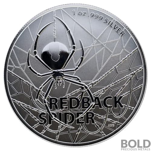 2020 Australian Redback Spider Silver Coin - 1 oz