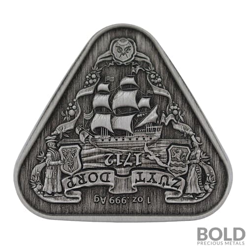 2020 Australia Shipwrecks Zuytdorp 1 oz Silver Antiqued