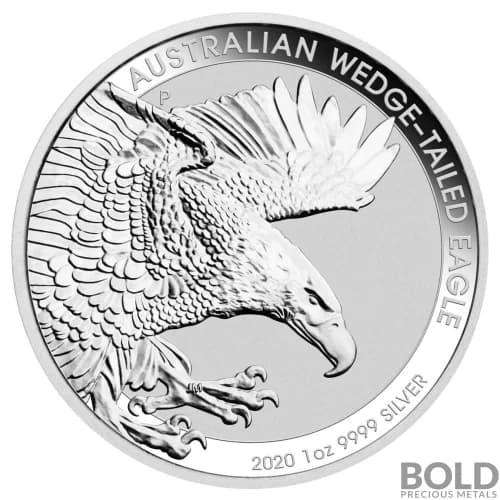 2020 Australia Perth Wedge-Tailed Eagle 1 oz Silver BU