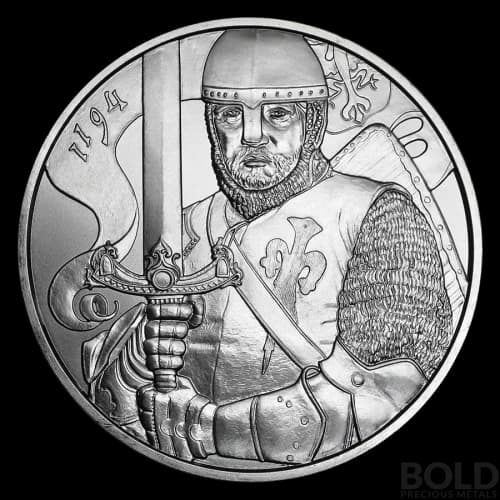 2019 Silver Austria 825th Anniversary Leopold V BU - 1 oz