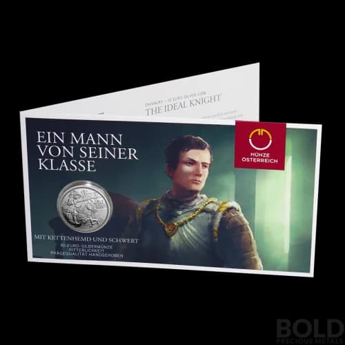 2019 Silver Austria Knights Tales Chivalry BU - 1/2 oz