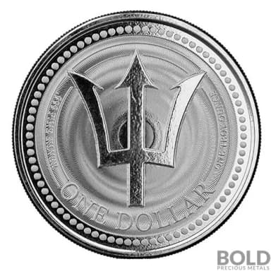 2021 Barbados Trident Silver 1 oz