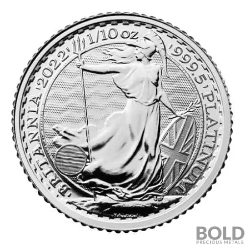 2022 Platinum Great Britain Britannia - 1/10 oz