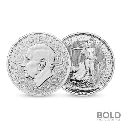 2023 Silver Royal Mint Britannia King 1 oz BU