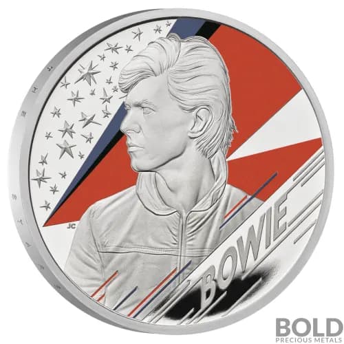 2020 Britain Music Legends David Bowie 1 oz Silver Proof