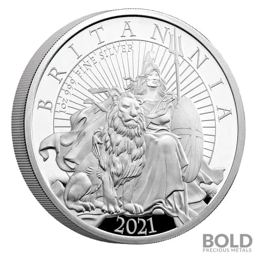 2021 Great Britain Britannia Core Edition 1 oz Silver Proof