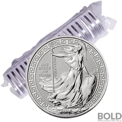 2018 Silver Great Britain Oriental Borders - 1 oz (20 Coins)