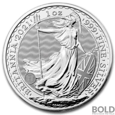 2021 Silver Great Britain Britannia - 1 oz