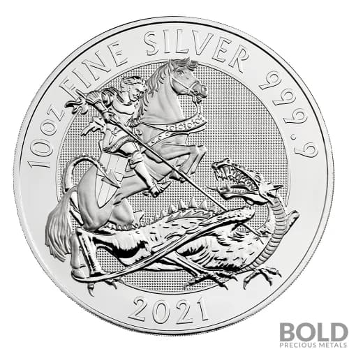 2021 Great Britain Valiant 10 oz Silver BU