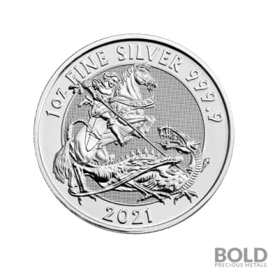 2021 Great Britain Valiant 1 oz Silver BU