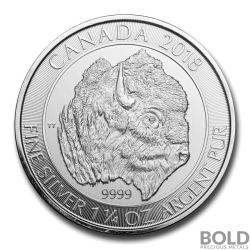 2018 Canadian Bison Silver - 1.25 oz