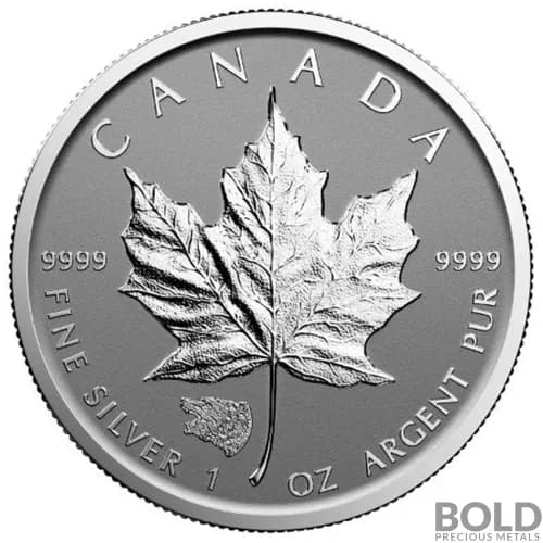 2016 Silver 1 oz Canada Maple Leaf Grizzly Bear Privy