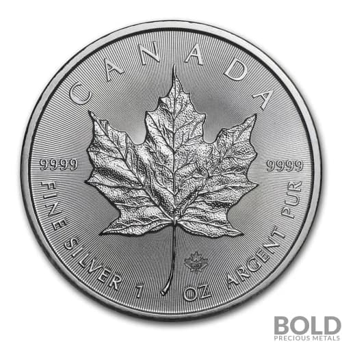 2021 Canada Maple Leaf 1 oz Silver BU