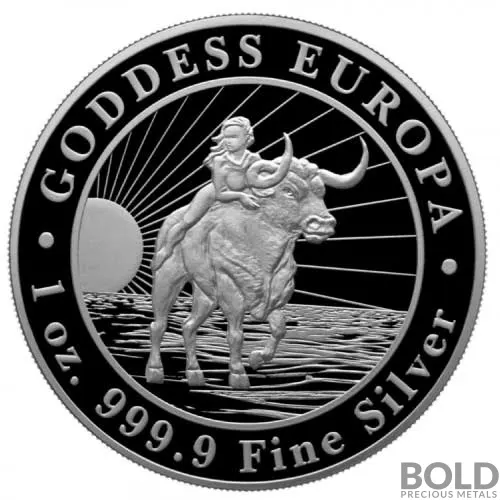 2023 Silver 1 oz Chad Goddess Europa