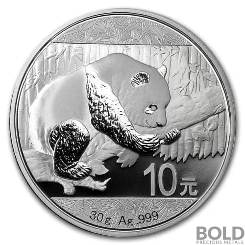 2016 Silver Chinese Panda - 30 g