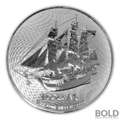 2023 Cook Islands Bounty 1 oz Silver BU
