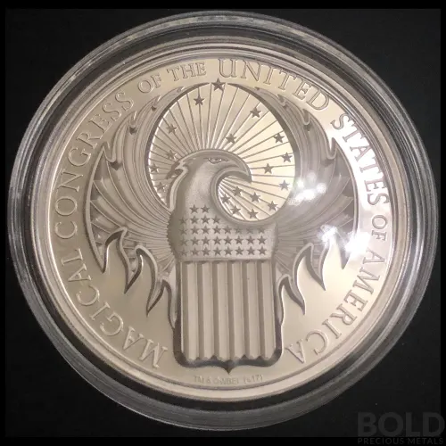 2017 Cook Island Fantastic Beasts 1 oz High Relief Silver Proof