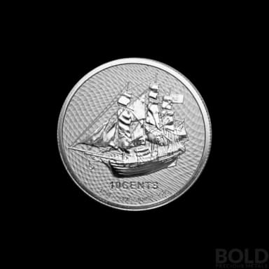 2021 Cook Islands Bounty 1/10 oz Silver BU