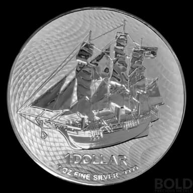 2022 Cook Islands Bounty 1 oz Silver BU