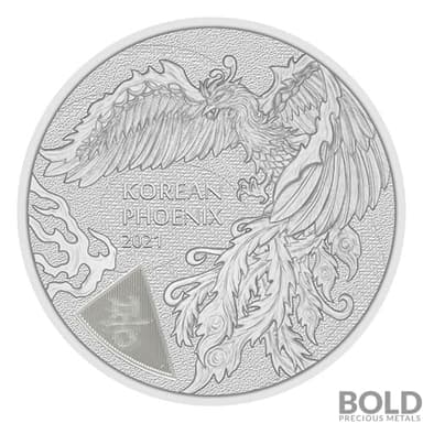 2021 South Korea Phoenix 1 oz Silver BU