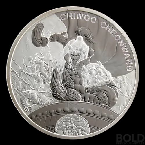2021 South Korean Chiwoo Cheonwang Silver 1 oz BU