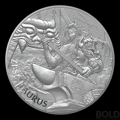 2021 South Korean Silver ZI:SIN Taurus BU - 1 oz