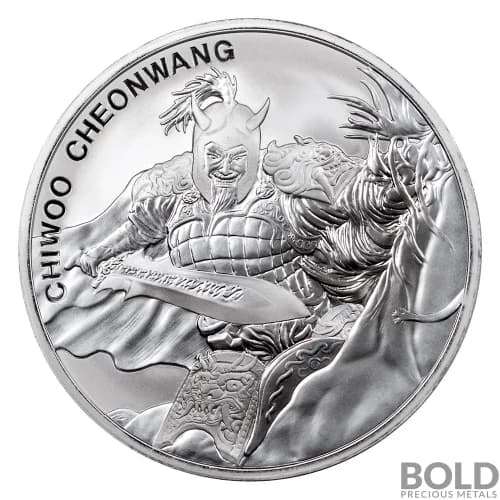 2018 South Korean Silver Chiwoo - 1 oz