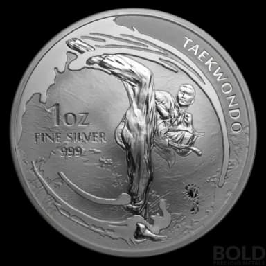 2019 South Korean Silver Taekwondo BU - 1 oz