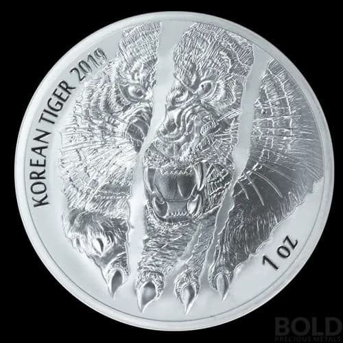 2019 South Korean Silver Tiger - 1 oz