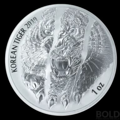 2019 South Korean Silver Tiger - 1 oz
