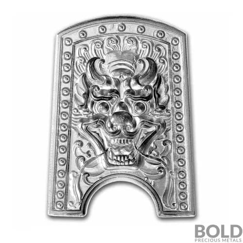 South Korea Chiwoo Doggaebi Shield Stacker 1 Kilo Silver