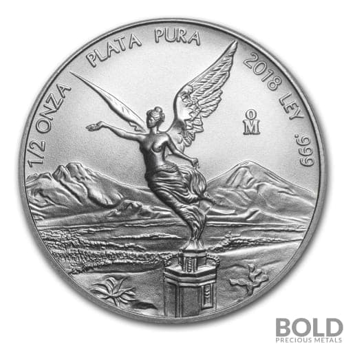 2018 Silver 1/2 oz Mexican Libertad
