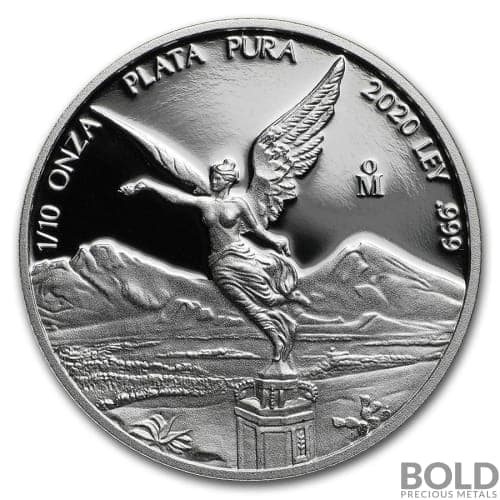 2020 Mexican Libertad 1/10 oz Silver Proof (In Capsule)