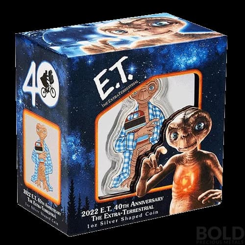 2022 Niue ET 40th Anniversary Shaped 1 oz Silver Proof