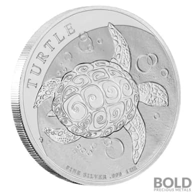 2022 Niue Hawksbill Turtle 1 oz Silver BU