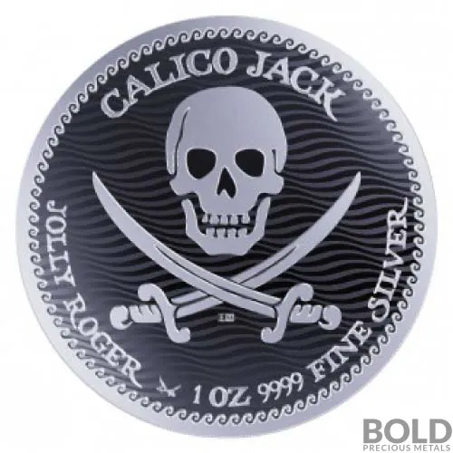 2022 Silver Niue Jolly Roger: Calico Jack 1 oz BU