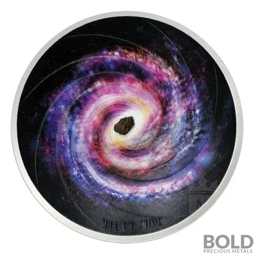 2022 Niue Universe: Milky Way 2 oz Silver UV Antiqued