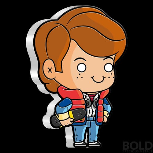 2020 Niue Back To The Future Marty McFly 1 oz Silver Proof