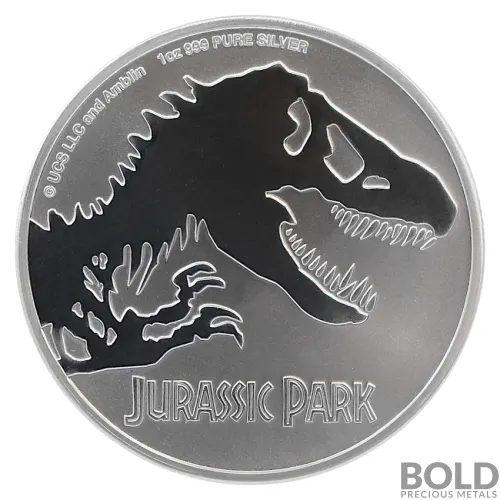 2020 Niue Jurassic Park 1 oz Silver BU