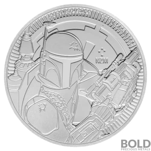 2020 Niue Star Wars Boba Fett 1 oz Silver BU
